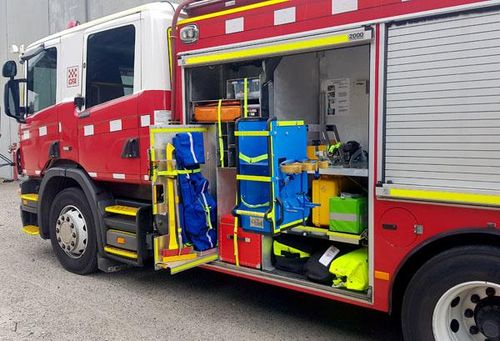 Fire truck equipment inspection